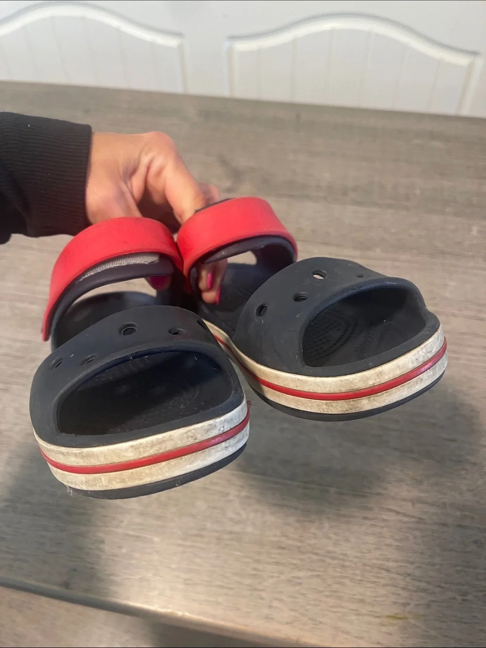 Crocs Kids' Crocband™ Cruiser Sandal Size J2‎